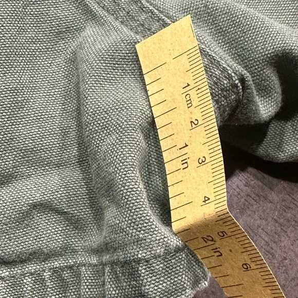 Vintage Guess high waisted army green denim shorts - Picture 4 of 5